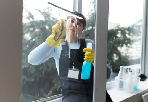 Nettoyage de vitres intérieures et extérieures à Grossœuvre